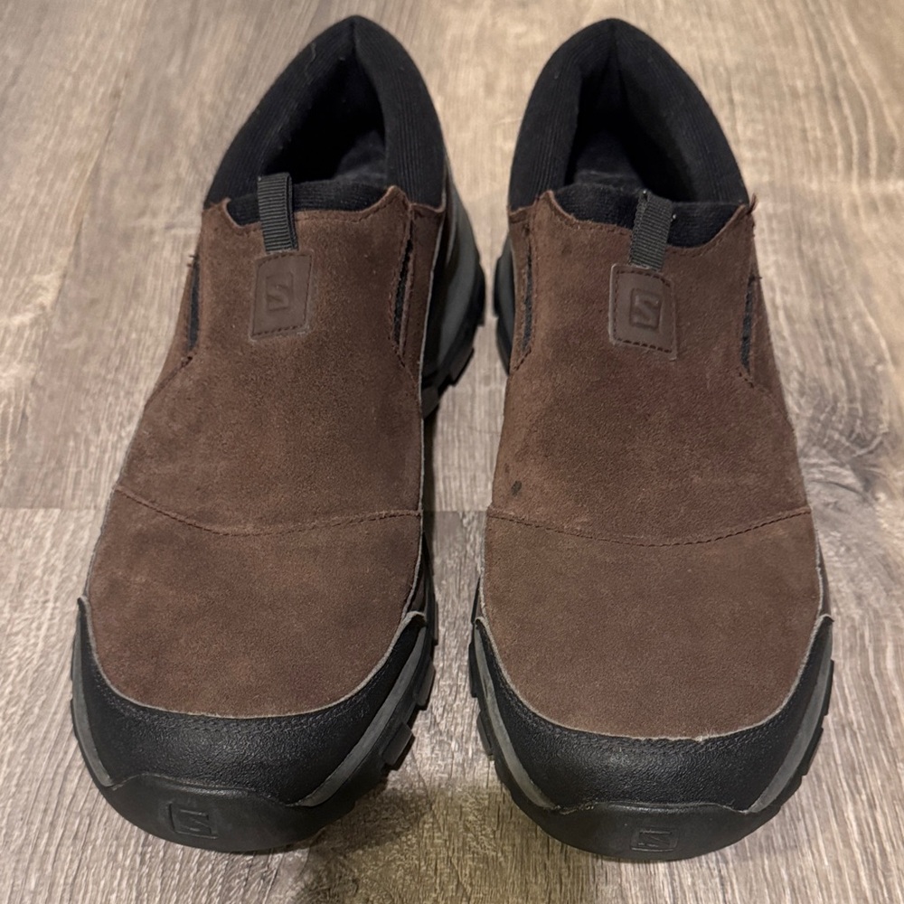 Salomon Men's Brown and Black Slip-On Loafers